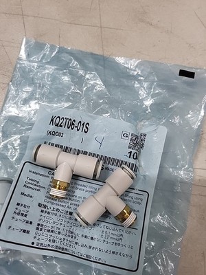 KQ2T06-01S (CONN, MALE BRANCH TEE 6MM X R1/8)Mfg: SMC
