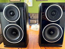 Wharfedale 11.1 Bookshelf Speakers Gloss Black Excellent Condition