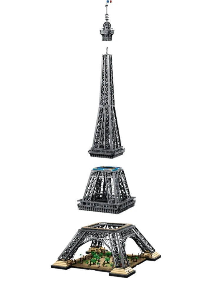 10307 Torre Eiffel Costruzioni Architettura 10001 pezzi H 1.5 Metri Compatibile  - Imagen 2 de 4