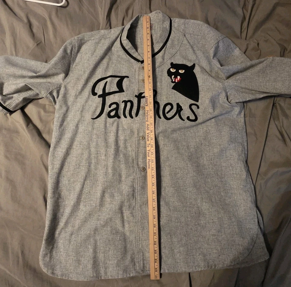 Camiseta de béisbol Montreal Black Panthers 2XL Ebbets Field Franelas Foto 3 de 4