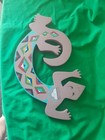 Gecko Wood Wall Decor Southwestern Signed — photo 3