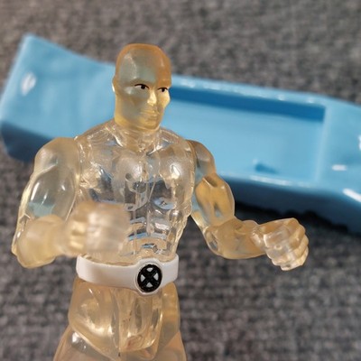 Vintage 90s ToyBiz Iceman Action Figure 1992 Marvel  X-Men Super Ice Slide