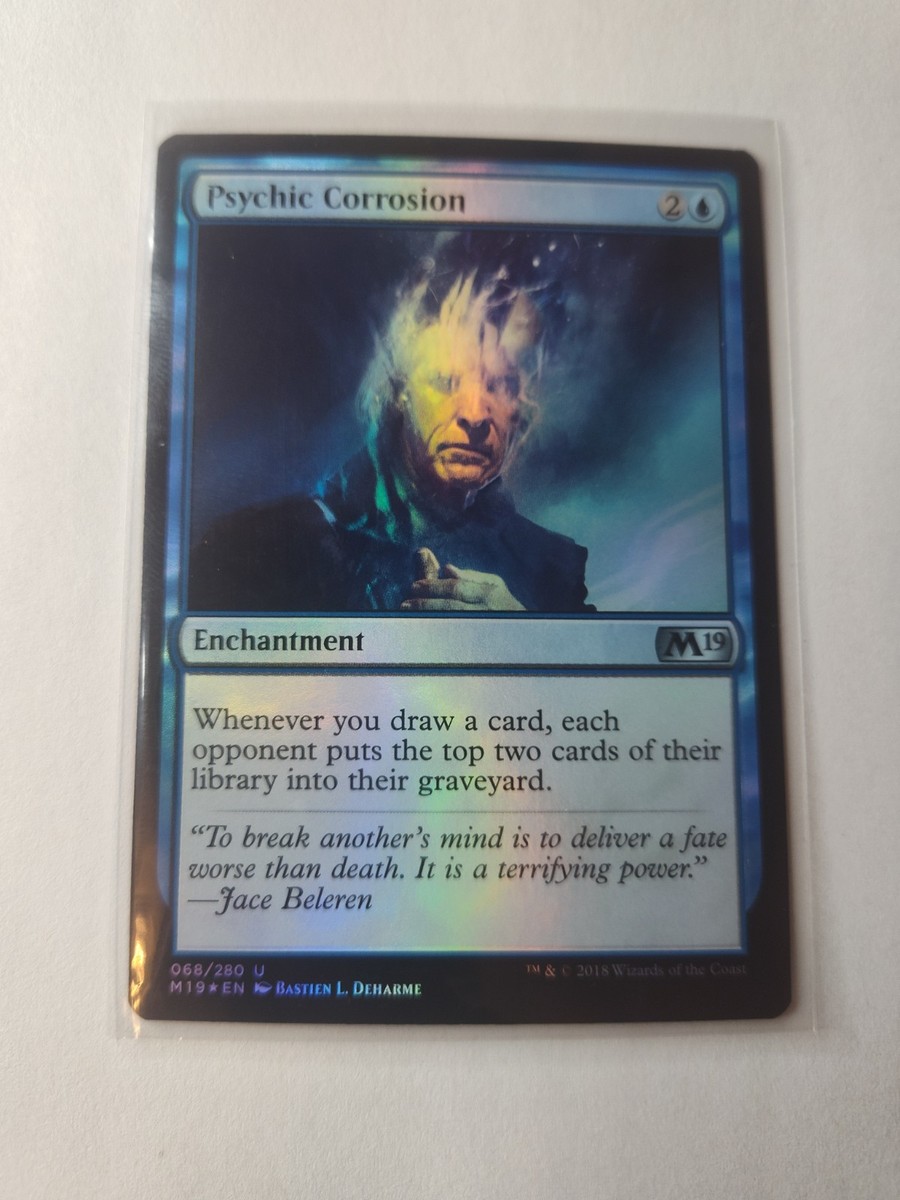 Psychic Corrosion FOIL (Near Mint) - MTG - Core Set 2019