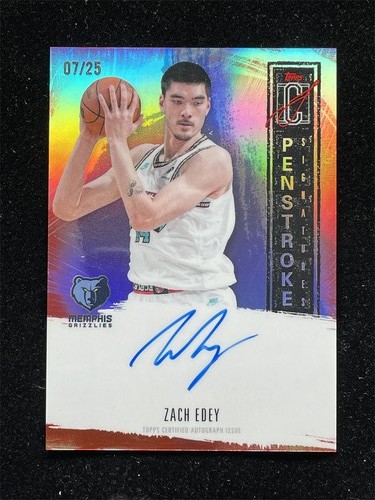 2025 Topps Signature Zach Edey Red (RAW)