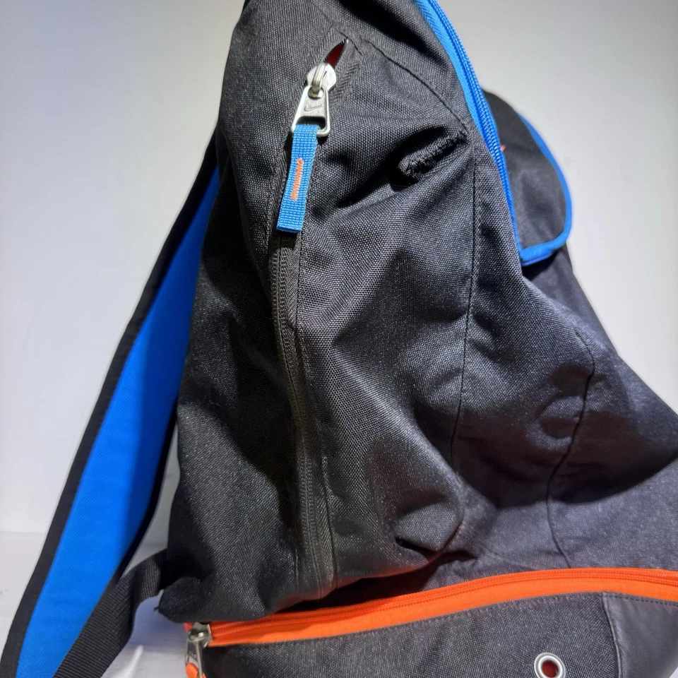 NIKE AIR KD KEVIN DURANT BACKPACK ELITE HOOPS BASKETBALL BLACK & ORANGE & BLUE - Image 4 of 4