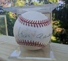Hank Aaron Signed Rawlings Official National League Baseball with COA