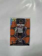 2022 Panini Mosaic - Rookies Jalen Pitre #382 Mosaic Reactive Orange Prizm (RC)