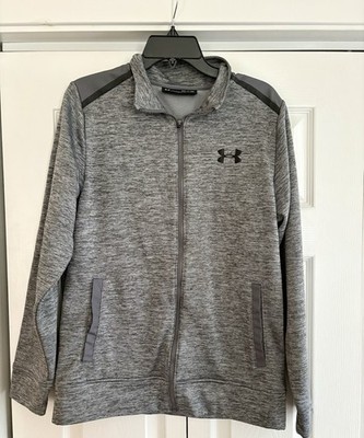 Under Armour Men's ColdGear full-zip jacket. Gray. Size S