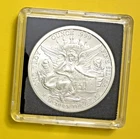 1 oz Texas Silver Round!  Remember the Alamo!  Eagle with Lone Star!  (GSM)