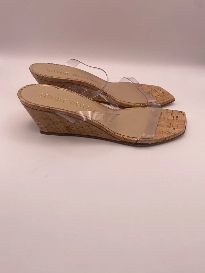 Stuart Weitzman Women Aleena 50 Wedge Sandal Sz 8 B - Image 4 of 4