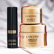 Lancome Absolue L extrait Serum, Longevity Soft Face Cream, Eye Cream New In Box
