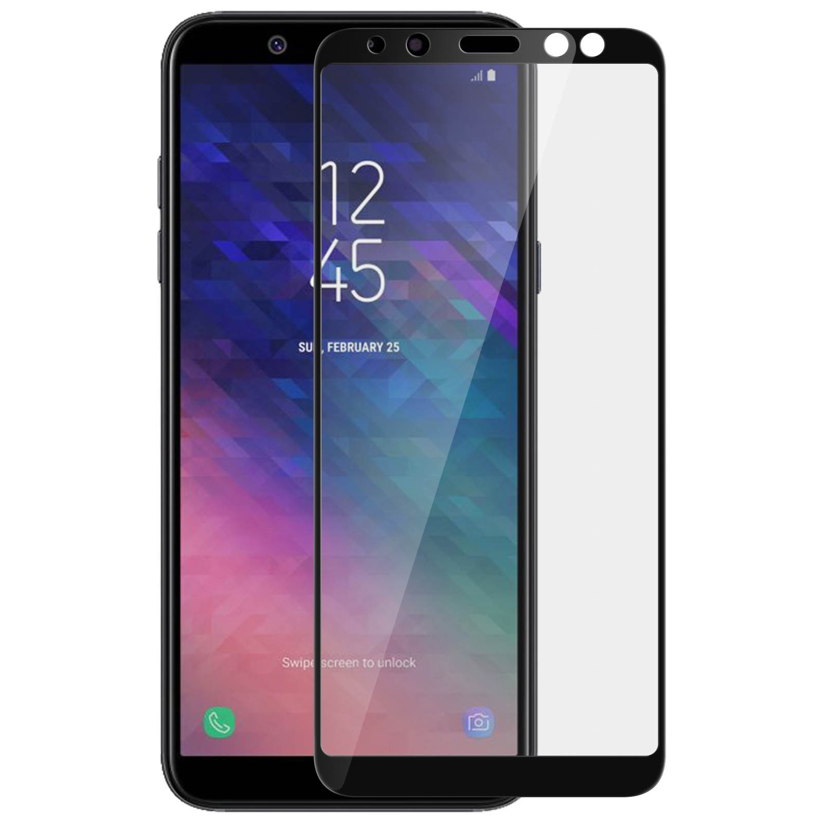 Protection écran Galaxy A6 verre trempé 9H idéal pour une utilisation active en extérieur