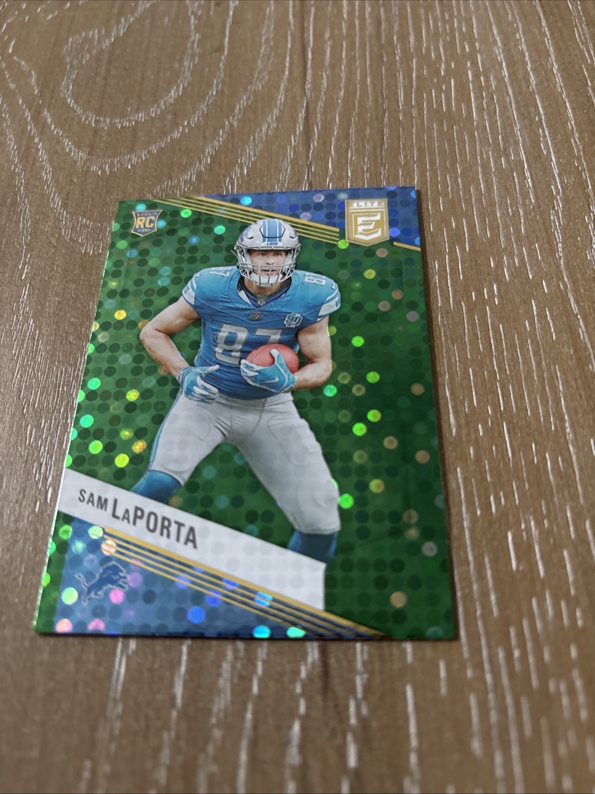 2023 Panini Donruss Elite - Rookies Sam LaPorta #180 Green Disco (RC)