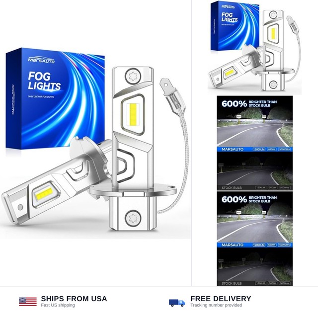Marsauto H3 LED Bulbs