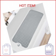 TEESHLY Bath Tub and Shower Mats, Non Slip 40 x 16 Inch Extra Large Bathtub Mat,