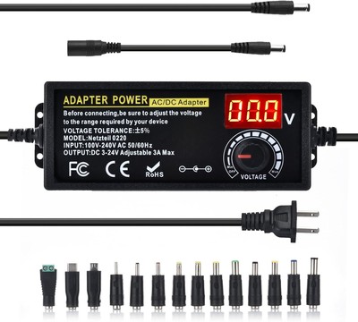 Universal Power Supply Adjustable 3A 72W DC 3V ~ 24V Variable Universal Switchin