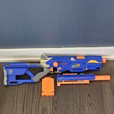Nerf N-Strike Longstrike CS-6 TESTED WITH BAR...