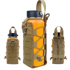 Molle Water Bottle Holder Tactical Pouches Adjustable 1676 oz Enhanced Dual P...