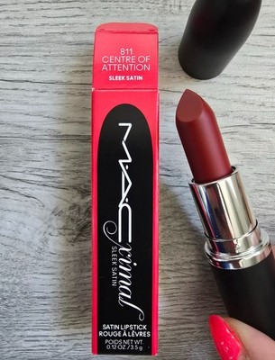 MAC Macximal Sleek Satin Lippenstift | 811 Centre Of Attention | 3,5g/0,12oz | Neu
