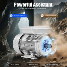 YL8024 Asynchronmotor Einphasen Elektromotor Kompressor Motor 750W 1400U/Min