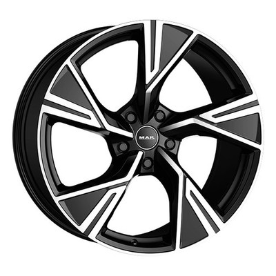 ALLOY WHEEL MAK STARK-D 11.5X22 5X130 BLACK MIRROR F1522SPBM60KY7X