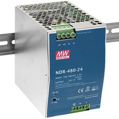 MEAN WELL NDR-480-48 Hutschienen-Netzteil 48V DC 10A 480W Industrie-Netzgerät