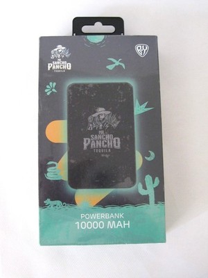 New Mr. Sancho Pancho Tequila Power Bank 10000mAh Quick Charge Magnetic Holder