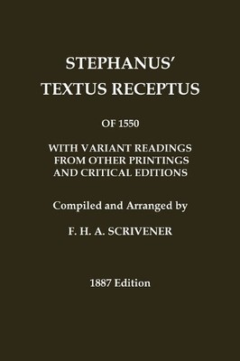 Robertus Stepha Stephanus' (Stephen's) 1550 Textus Recept (Hardback) (UK IMPORT)