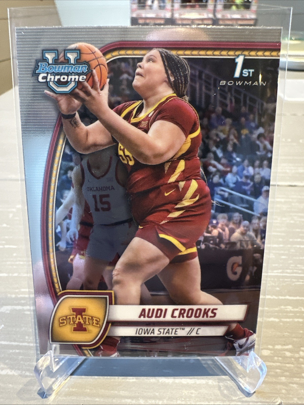 AUDI CROOKS 2024-25 Topps Bowman Chrome U #9 1st Bowman Chrome