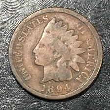 1894 Indian Cent - High Quality Scans #J681
