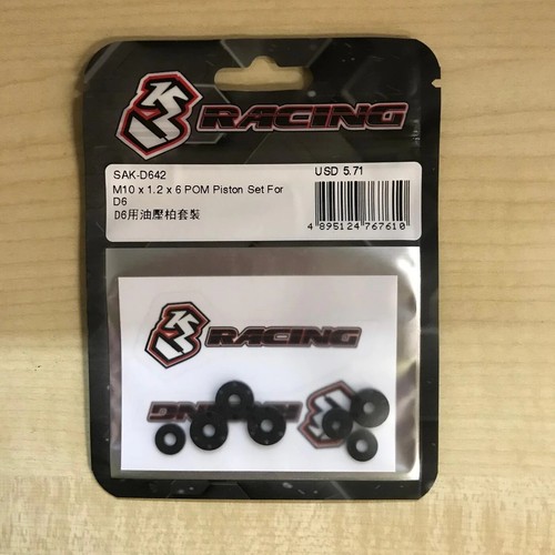 3RACING SAK-D642 M10x1.2x6 POM PISTON FOR 1/10 RC SAKURA D5 SPORT D5S DRIFT CAR - Picture 3 of 3