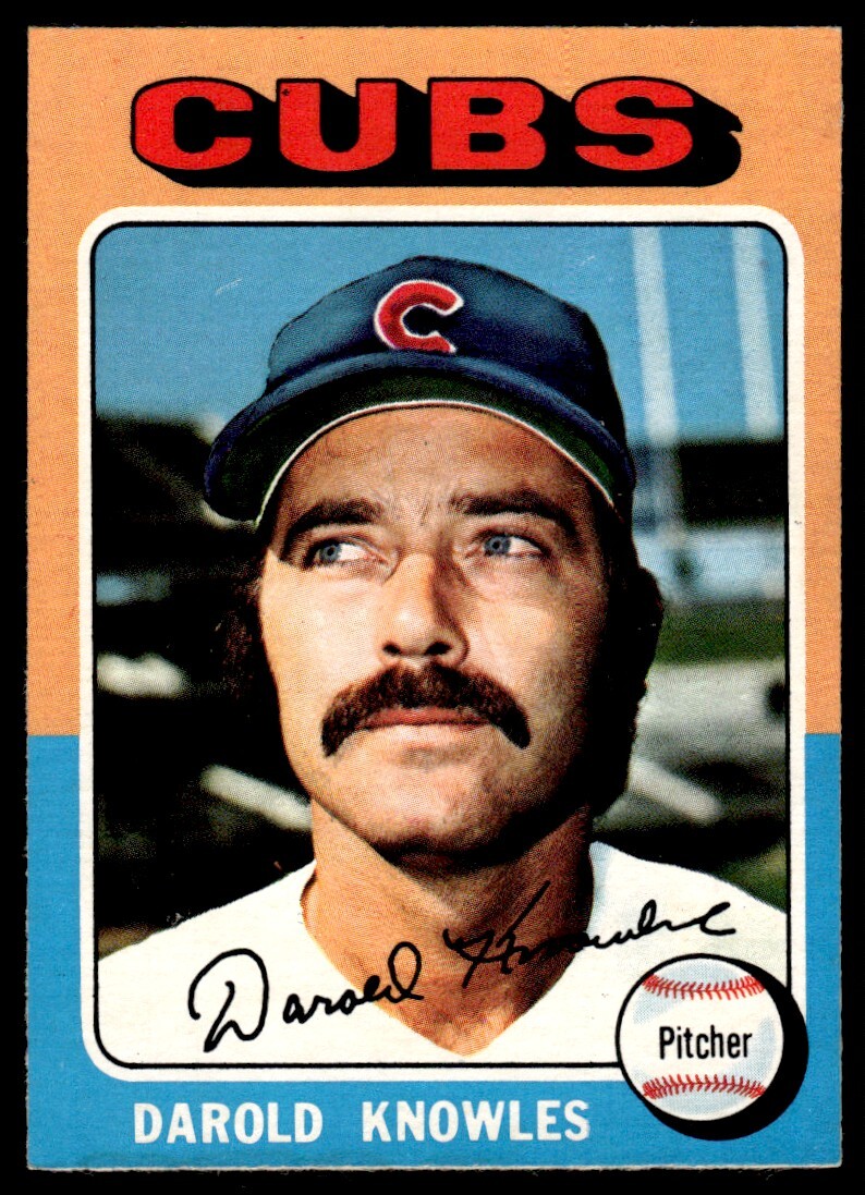 1975 O-Pee-Chee Darold Knowles Chicago Cubs #352 R121