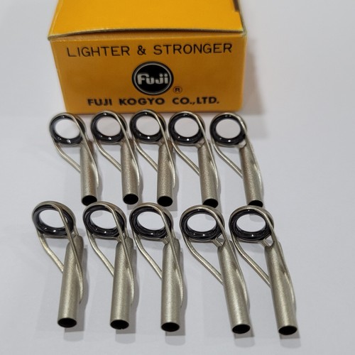 (Discount Close Out) Fuji 10pcs CCFST F Series #8 Tip Top Guide SIC Fishing Rod
