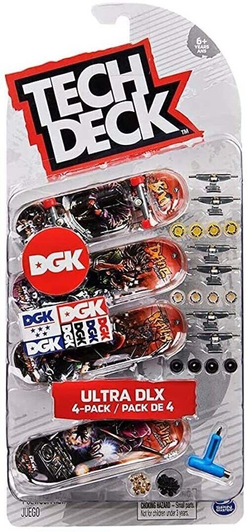 Tech Deck Ultra DLX Fingerboard 4-Pack - Entertainment Earth