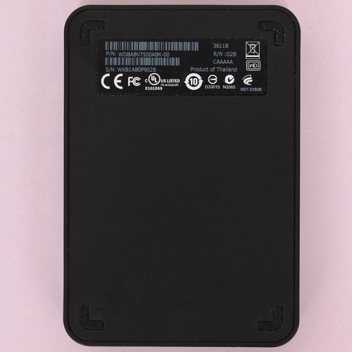 WD Elements Portable 750GB External Portable Hard Drive USB 2 HDD - Photo 3/3