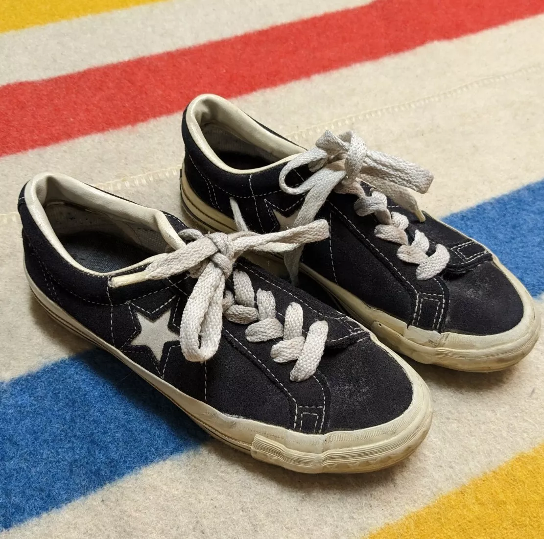 VTG 80s Converse USA Classic All Star Star Low 4 | eBay