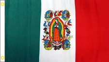 Guadalupe Mexican Flag Religious Flag New 3x5 Feet Polyester Double Sided