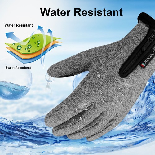 Guantes cálidos de invierno con pantalla táctil a prueba de viento de 35 ° F para hombres impermeables para clima frío - Imagen 7 de 15