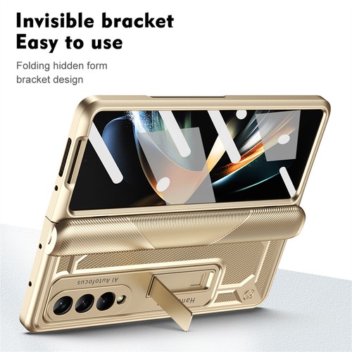 Funda protectora de pantalla resistente con soporte invisible para Samsung Galaxy Z Fold 4/3/2 - Imagen 3 de 61