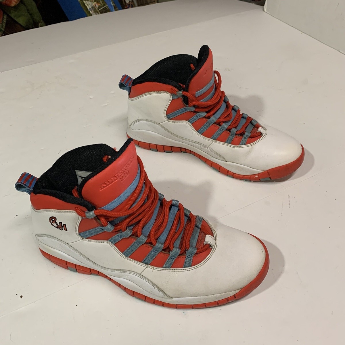 シューズ(男性用) Nike Air Jordan 10 Retro Chicago Flag Nike Air Jordan 10 X Retro Chicago Flag Size 12.5 Shoe