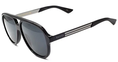 Lunettes de soleil GUCCI GG0688S 001 59mm nuances montures de lunettes de cré... - Photo 1/4