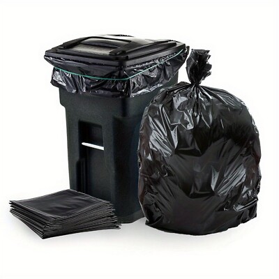 Multi specification black garbage bag,30/35/50/60 gal,Suitable for multiple scen