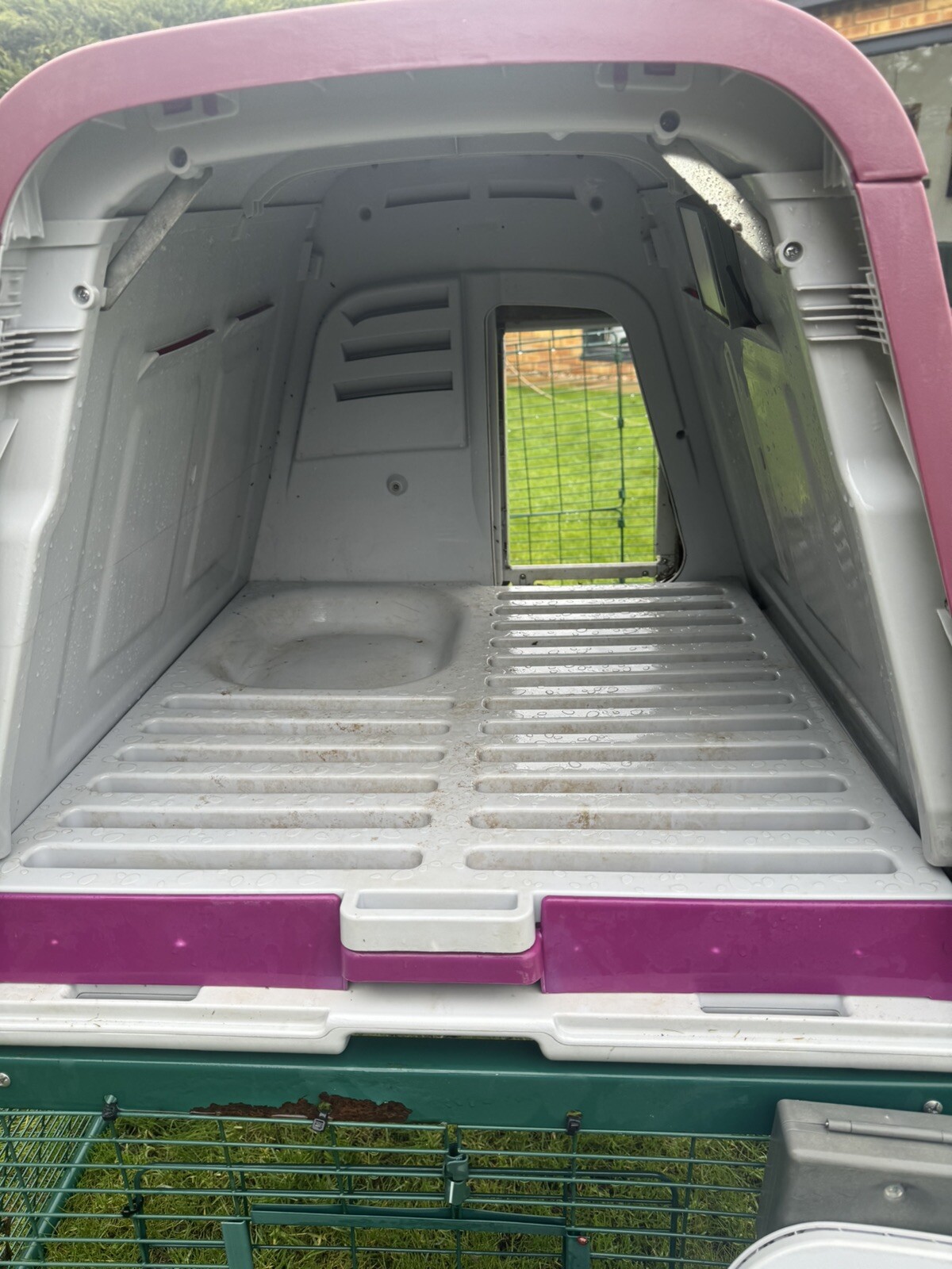 Omlet Eglu Go Up Chicken Coop With 2m Run And Omlet Automatic Door eBay