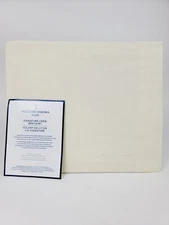 Williams Sonoma Signature Linen Bed Skirt Bedskirt King 14" Drop Ivory NWOT 