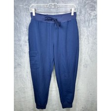 Mandala Jogger Scrub Pants Equa-Tek Technology Drawstring Blue Size S - P SP