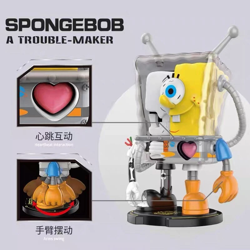 NEW SEALED SPONGEBOB SQUAREPANTS Space Travel NICKELODEON 20cm Figure Sofubi - Image 3 of 4
