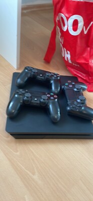 Sony PlayStation 4 Slim 500GB Spielkonsole - Schwarz (CUH-2016A)
