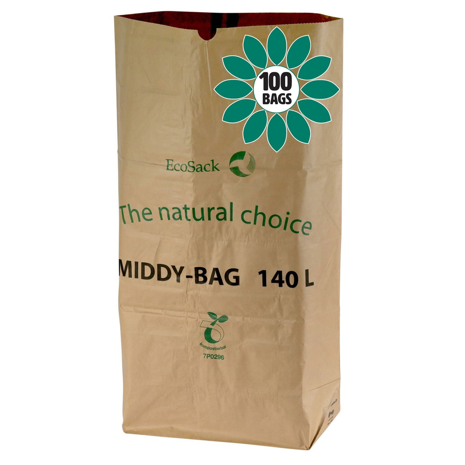 EcoSack 140L compostable bags (100 bags)