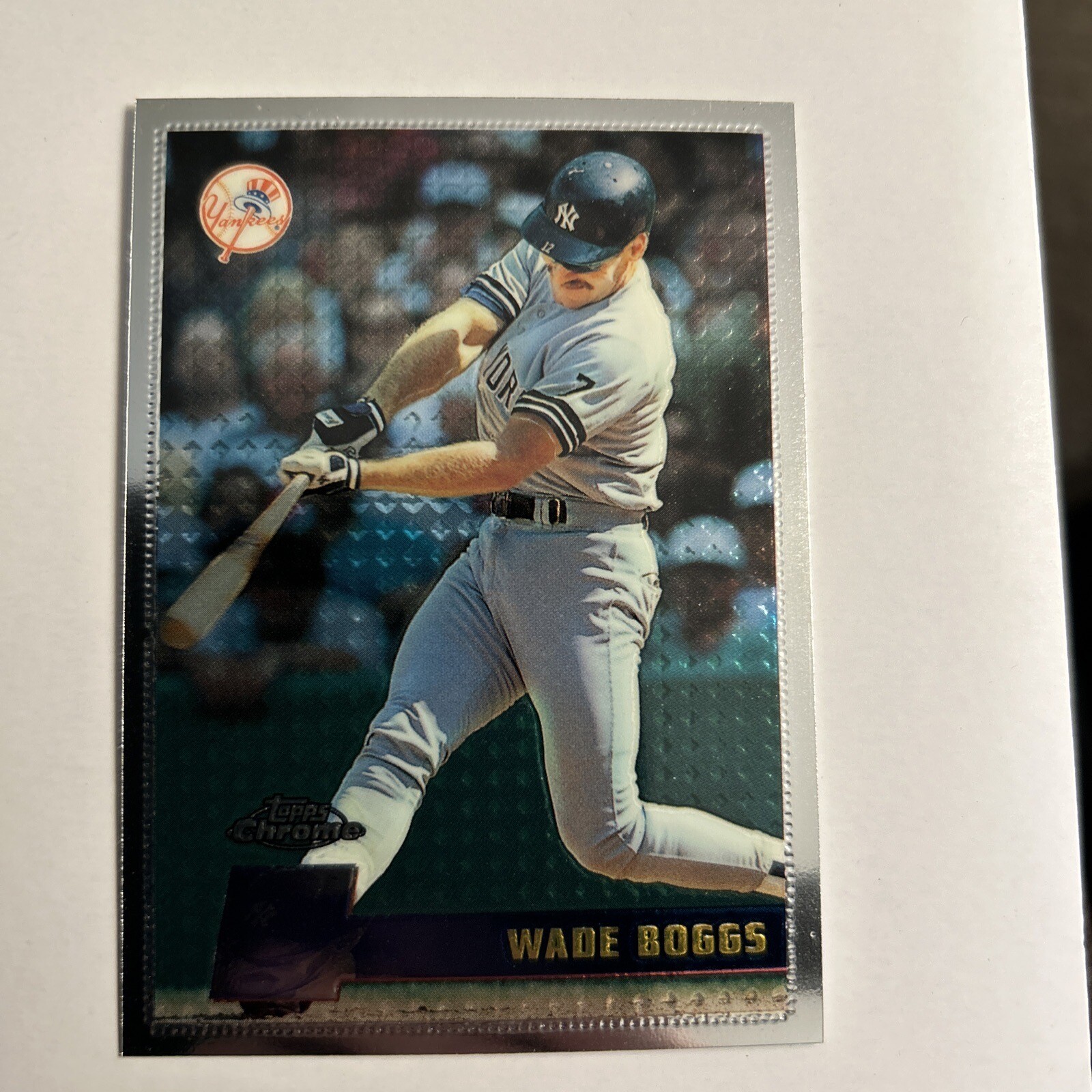 1996 Topps Chrome Wade Boggs #127 HOF