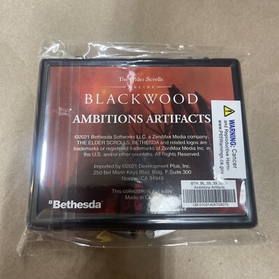 The Elder Scrolls Skyrim Blackwood Ambitions Artifacts 4 Piece Puzzle Figure Set